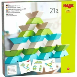 Wooden V-Shaped Building Blocks Set