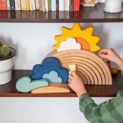 Wooden Weather Building Set