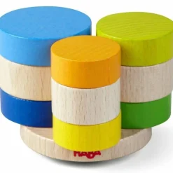 Wooden Wobbly Tower Stacking Blocks Game